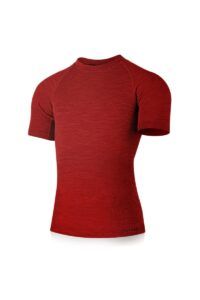Lasting pánske merino tričko MABEL červené Veľkosť: S/M
