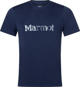 Marmot Men's Windridge Logo Short-Sleeve T-Shirt - arctic navy Veľkosť: M