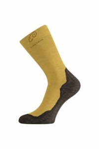 Lasting WHI 640 horčicová vlnené ponožky Veľkosť: (34-37) S