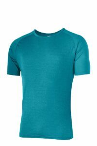 Lasting pánske merino tričko TRIGON modré Veľkosť: L