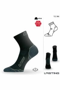 Lasting TCC 986 čierne trekingové ponožky Veľkosť: (46-49) XL