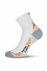 Lasting RTF 001 biele bežecké ponožky Veľkosť: (42-45) L