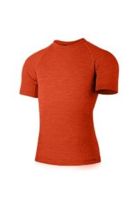 Lasting pánske merino tričko MABEL oranžové Veľkosť: L/XL
