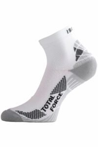 Lasting RTF 008 biele bežecké ponožky Veľkosť: (42-45) L