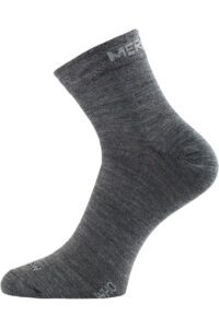 Lasting WHO 800 šedá ponožka z merino vlny Veľkosť: (42-45) L