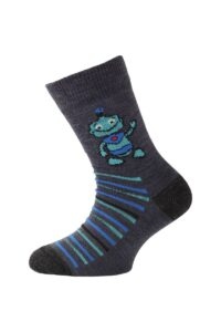 Lasting detské merino ponožky TJB modré Veľkosť: (34-37) S