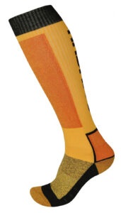 Husky Ponožky Snow Wool žltá/čierna Veľkosť: L (41-44)