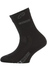 Lasting TJS 900 čierna merino ponožka junior slabšie Veľkosť: (34-37) S