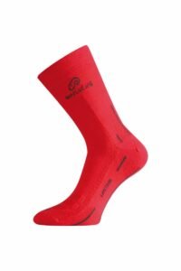 Lasting WLS 388 červená vlnená ponožka Veľkosť: (34-37) S