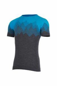 Lasting pánske merino tričko WESOR modré Veľkosť: L/XL