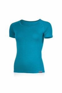 Lasting dámske merino tričko TARGA modré Veľkosť: M