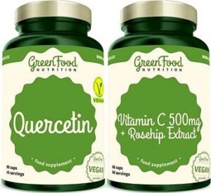GreenFood Nutrition Quercetin 90 cps +Vitamín C