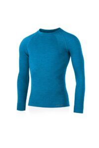 Lasting pánske merino tričko MAPOL modré Veľkosť: L/XL