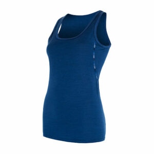 SENSOR MERINO AIR dámske tričko bez rukávov tm.modrá Veľkosť: XL