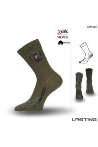 Lasting Letné ponožka CXM 620 zelená Veľkosť: (46-49) XL