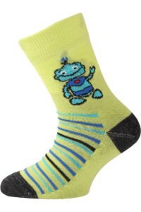 Lasting detské merino ponožky TJB žlté Veľkosť: (29-33) XS