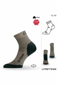 Lasting TCC 769 béžová funkčné ponožky Veľkosť: (34-37) S