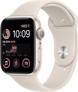Apple Watch SE (2022) 44 mm Hviezdne biely