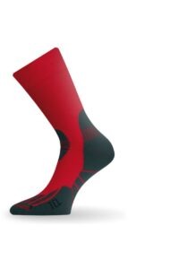 Lasting TCL 308 červená trekingová ponožka Veľkosť: (34-37) S
