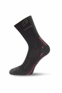 Lasting WHI 900 čierne vlnené ponožky Veľkosť: (46-49) XL