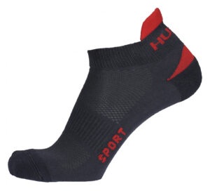 Husky Ponožky Šport antracit / červená Veľkosť: M (36-40)