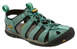 Keen CLEARWATER CNX LEATHER WOMEN mineral blue / yellow Veľkosť: 38