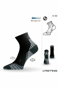 Lasting ITL 908 čierna terkingová ponožka Veľkosť: (42-45) L