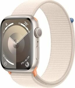 Apple Watch Series 9 45 mm Hviezdno biely hliník