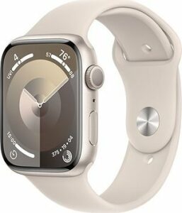 Apple Watch Series 9 45 mm Hviezdno biely hliník