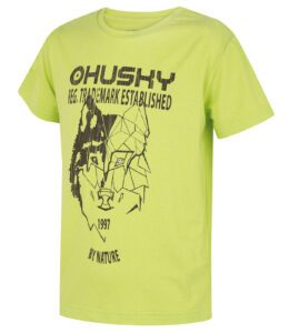 Husky Detské funkčné tričko Tash K jasne zelená Veľkosť: 134