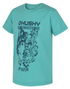 Husky Detské funkčné tričko Tash K turquoise Veľkosť: 134-140